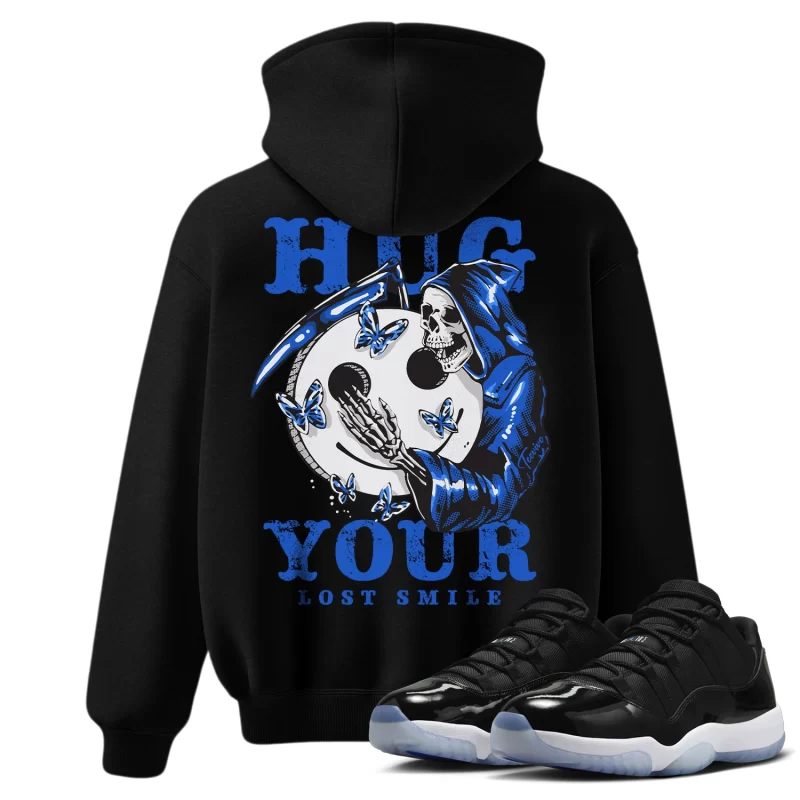 TeeVivo Hoodie Match Air Jordan 11 Retro Low Space Jam Hug your lost smile – Air Jordan 11 Hoodie, AJ11 Hoodie