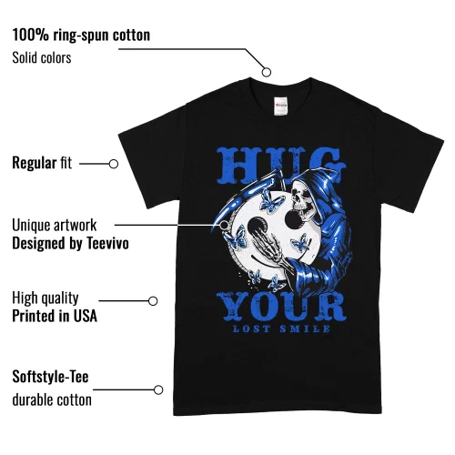 TeeVivo T-Shirt Match Air Jordan 11 Retro Low Space Jam Hug your lost smile – Air Jordan 11 Shirt, AJ11 Shirt