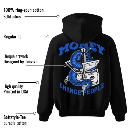 TeeVivo Hoodie Match Air Jordan 11 Retro Low Space Jam Money change people – Air Jordan 11 Hoodie, AJ11 Hoodie