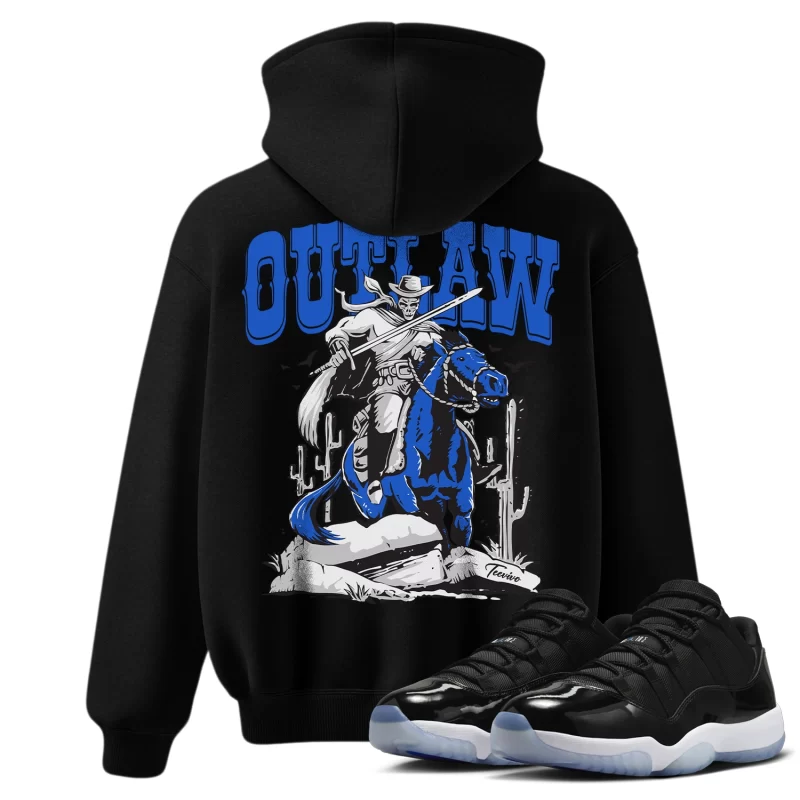 TeeVivo Hoodie Match Air Jordan 11 Retro Low Space Jam Outlaw – Air Jordan 11 Hoodie, AJ11 Hoodie