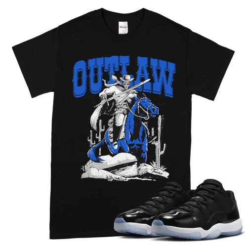 TeeVivo T-Shirt Match Air Jordan 11 Retro Low Space Jam Outlaw – Air Jordan 11 Shirt, AJ11 Shirt