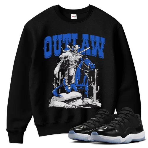TeeVivo Sweatshirt Match Air Jordan 11 Retro Low Space Jam Outlaw – Air Jordan 11 Sweatshirt, AJ11 Sweatshirt