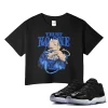 TeeVivo Crop Top Match Air Jordan 11 Retro Low Space Jam Trust no one – Air Jordan 11 Crop Top, AJ11 Crop Top