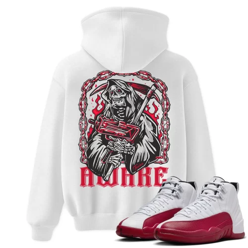 TeeVivo Hoodie Match Air Jordan 12 Retro Cherry Awake – Air Jordan 12 Hoodie, AJ12 Hoodie