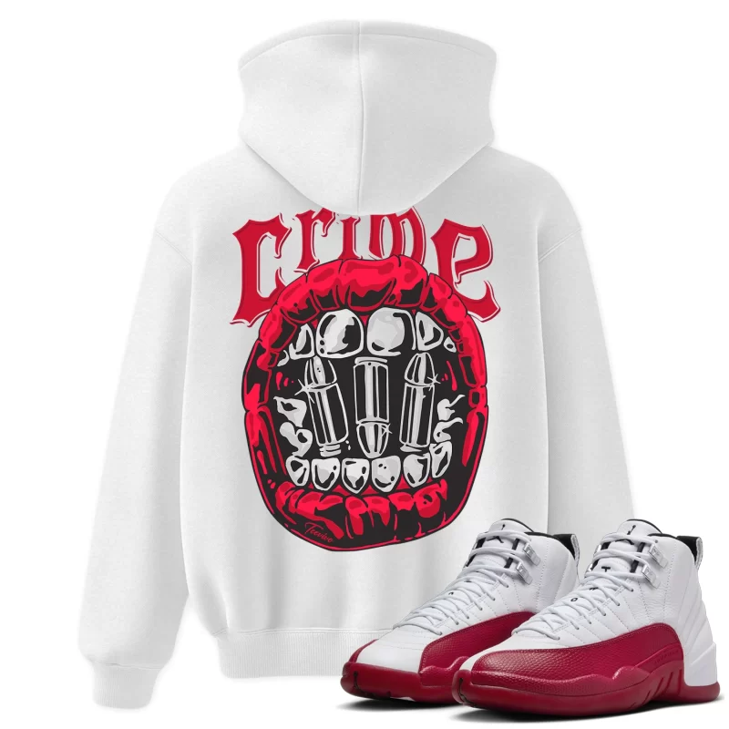 TeeVivo Hoodie Match Air Jordan 12 Retro Cherry Crime – Air Jordan 12 Hoodie, AJ12 Hoodie