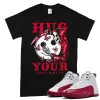 TeeVivo T-Shirt Match Air Jordan 12 Retro Cherry Hug your lost smile – Air Jordan 12 Shirt, AJ12 Shirt
