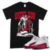 TeeVivo T-Shirt Match Air Jordan 12 Retro Cherry Outlaw – Air Jordan 12 Shirt, AJ12 Shirt