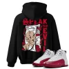 TeeVivo Hoodie Match Air Jordan 12 Retro Cherry Speak no evil – Air Jordan 12 Hoodie, AJ12 Hoodie