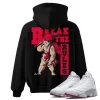 TeeVivo Hoodie Match Air Jordan 13 Retro Wolf Grey Break the rules – Air Jordan 13 Hoodie, AJ13 Hoodie
