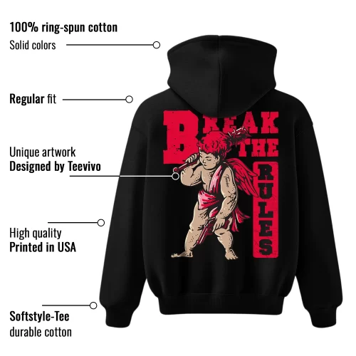 TeeVivo Hoodie Match Air Jordan 13 Retro Wolf Grey Break the rules – Air Jordan 13 Hoodie, AJ13 Hoodie
