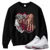 TeeVivo Sweatshirt Match Air Jordan 13 Retro Wolf Grey Gambling – Air Jordan 13 Sweatshirt, AJ13 Sweatshirt