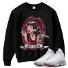 TeeVivo Sweatshirt Match Air Jordan 13 Retro Wolf Grey God Daaamn – Air Jordan 13 Sweatshirt, AJ13 Sweatshirt
