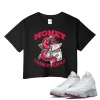 TeeVivo Crop Top Match Air Jordan 13 Retro Wolf Grey Money change people – Air Jordan 13 Crop Top, AJ13 Crop Top