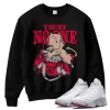 TeeVivo Sweatshirt Match Air Jordan 13 Retro Wolf Grey Trust no one – Air Jordan 13 Sweatshirt, AJ13 Sweatshirt