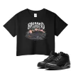 TeeVivo Crop Top Match Air Jordan 3 Retro Black Cat Blessed – Air Jordan 3 Crop Top, AJ3 Crop Top