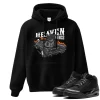 TeeVivo Hoodie Match Air Jordan 3 Retro Black Cat Heaven vibes – Air Jordan 3 Hoodie, AJ3 Hoodie