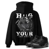 TeeVivo Hoodie Match Air Jordan 3 Retro Black Cat Hug your lost smile – Air Jordan 3 Hoodie, AJ3 Hoodie