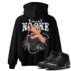 TeeVivo Hoodie Match Air Jordan 3 Retro Black Cat Trust no one – Air Jordan 3 Hoodie, AJ3 Hoodie