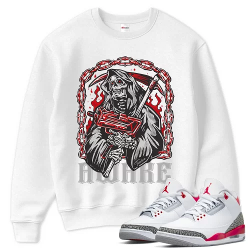 TeeVivo Sweatshirt Match Air Jordan 3 Retro Fire Red Awake – Air Jordan 3 Sweatshirt, AJ3 Sweatshirt