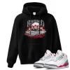 TeeVivo Hoodie Match Air Jordan 3 Retro Fire Red Blessed – Air Jordan 3 Hoodie, AJ3 Hoodie