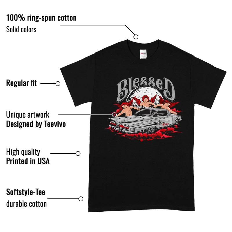 TeeVivo T-Shirt Match Air Jordan 3 Retro Fire Red Blessed – Air Jordan 3 Shirt, AJ3 Shirt