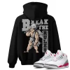TeeVivo Hoodie Match Air Jordan 3 Retro Fire Red Break the rules – Air Jordan 3 Hoodie, AJ3 Hoodie