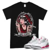 TeeVivo T-Shirt Match Air Jordan 3 Retro Fire Red God Daaamn – Air Jordan 3 Shirt, AJ3 Shirt