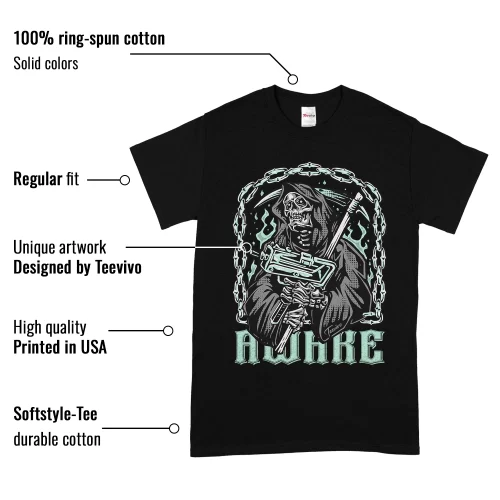 TeeVivo T-Shirt Match Air Jordan 3 Retro Green Glow Awake – Air Jordan 3 Shirt, AJ3 Shirt