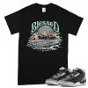 TeeVivo T-Shirt Match Air Jordan 3 Retro Green Glow Blessed – Air Jordan 3 Shirt, AJ3 Shirt