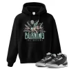 TeeVivo Hoodie Match Air Jordan 3 Retro Green Glow Burning the ground – Air Jordan 3 Hoodie, AJ3 Hoodie