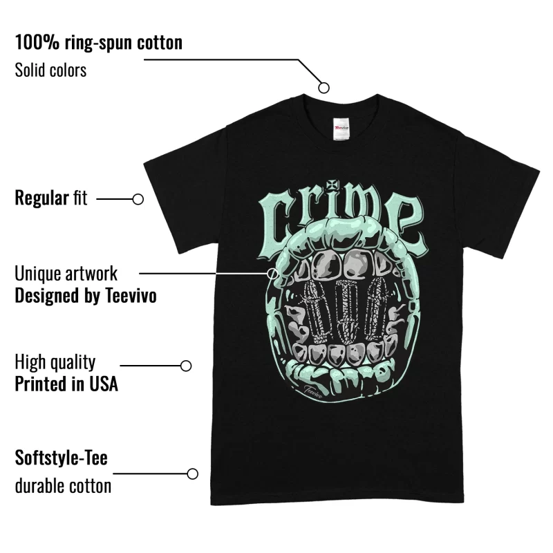 TeeVivo T-Shirt Match Air Jordan 3 Retro Green Glow Crime – Air Jordan 3 Shirt, AJ3 Shirt