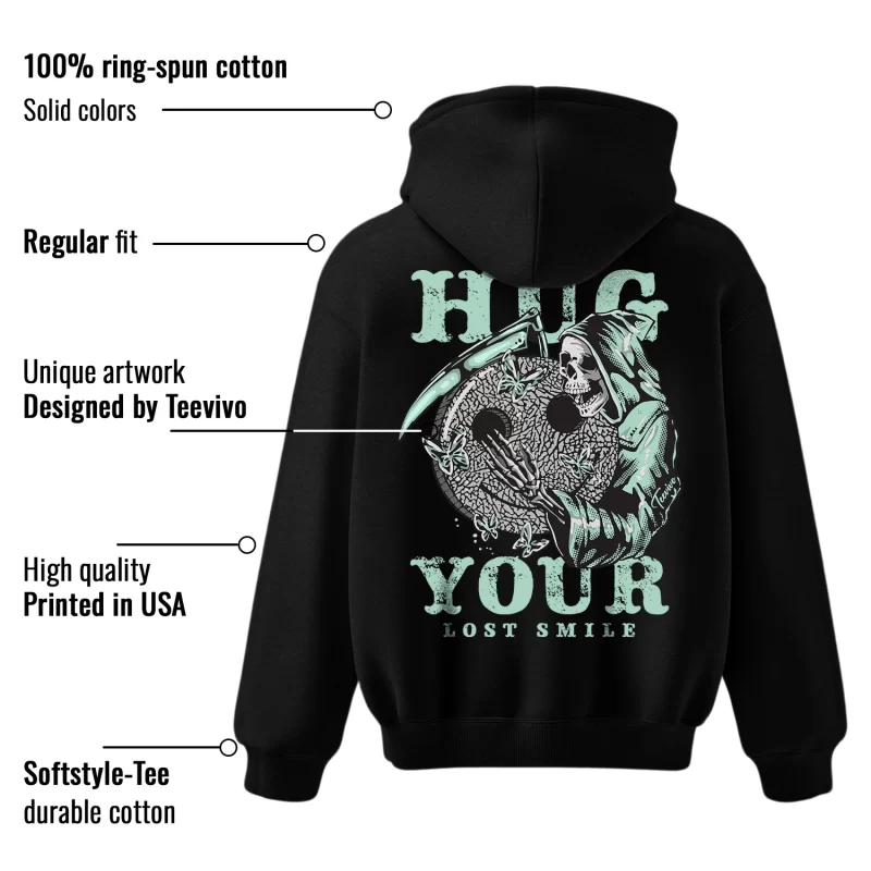 TeeVivo Hoodie Match Air Jordan 3 Retro Green Glow Hug your lost smile – Air Jordan 3 Hoodie, AJ3 Hoodie