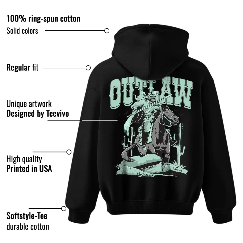 TeeVivo Hoodie Match Air Jordan 3 Retro Green Glow Outlaw – Air Jordan 3 Hoodie, AJ3 Hoodie