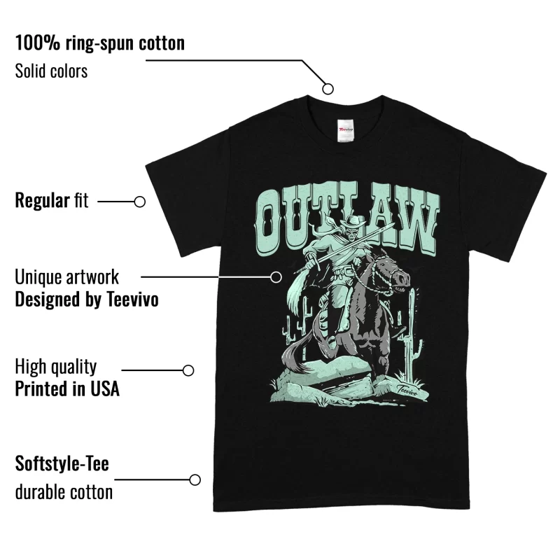 TeeVivo T-Shirt Match Air Jordan 3 Retro Green Glow Outlaw – Air Jordan 3 Shirt, AJ3 Shirt