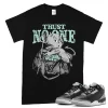 TeeVivo T-Shirt Match Air Jordan 3 Retro Green Glow Trust no one – Air Jordan 3 Shirt, AJ3 Shirt