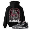 TeeVivo Hoodie Match Air Jordan 3 Retro OG Black Cement Awake – Air Jordan 3 Hoodie, AJ3 Hoodie