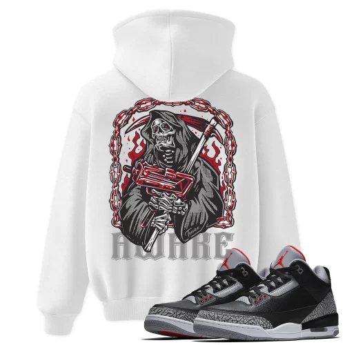 TeeVivo Hoodie Match Air Jordan 3 Retro OG Black Cement Awake – Air Jordan 3 Hoodie, AJ3 Hoodie