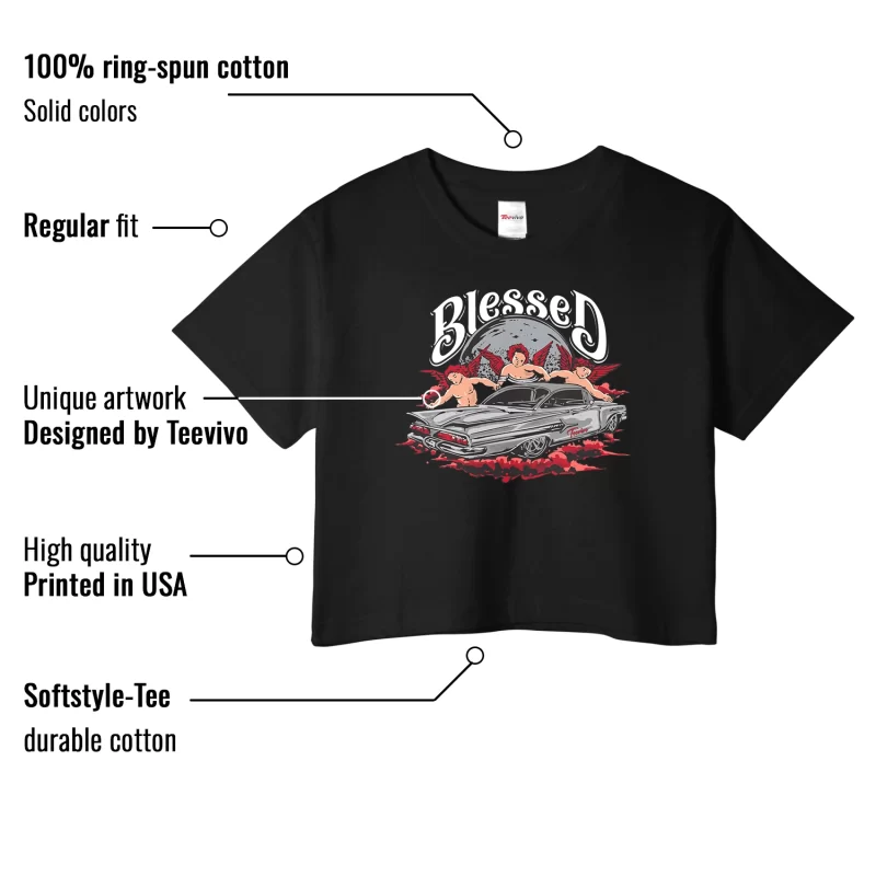 TeeVivo Crop Top Match Air Jordan 3 Retro OG Black Cement Blessed – Air Jordan 3 Crop Top, AJ3 Crop Top
