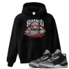 TeeVivo Hoodie Match Air Jordan 3 Retro OG Black Cement Blessed – Air Jordan 3 Hoodie, AJ3 Hoodie