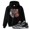 TeeVivo Hoodie Match Air Jordan 3 Retro OG Black Cement Gambling – Air Jordan 3 Hoodie, AJ3 Hoodie