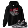 TeeVivo Hoodie Match Air Jordan 3 Retro OG Black Cement Heaven vibes – Air Jordan 3 Hoodie, AJ3 Hoodie