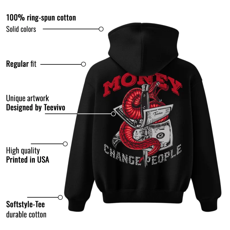 TeeVivo Hoodie Match Air Jordan 3 Retro OG Black Cement Money change people – Air Jordan 3 Hoodie, AJ3 Hoodie