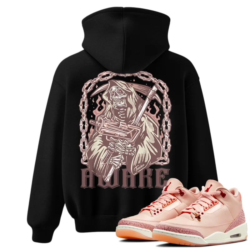 TeeVivo Hoodie Match Air Jordan 3 Retro Valentines Day Treat Yourself Awake – Air Jordan 3 Hoodie, AJ3 Hoodie