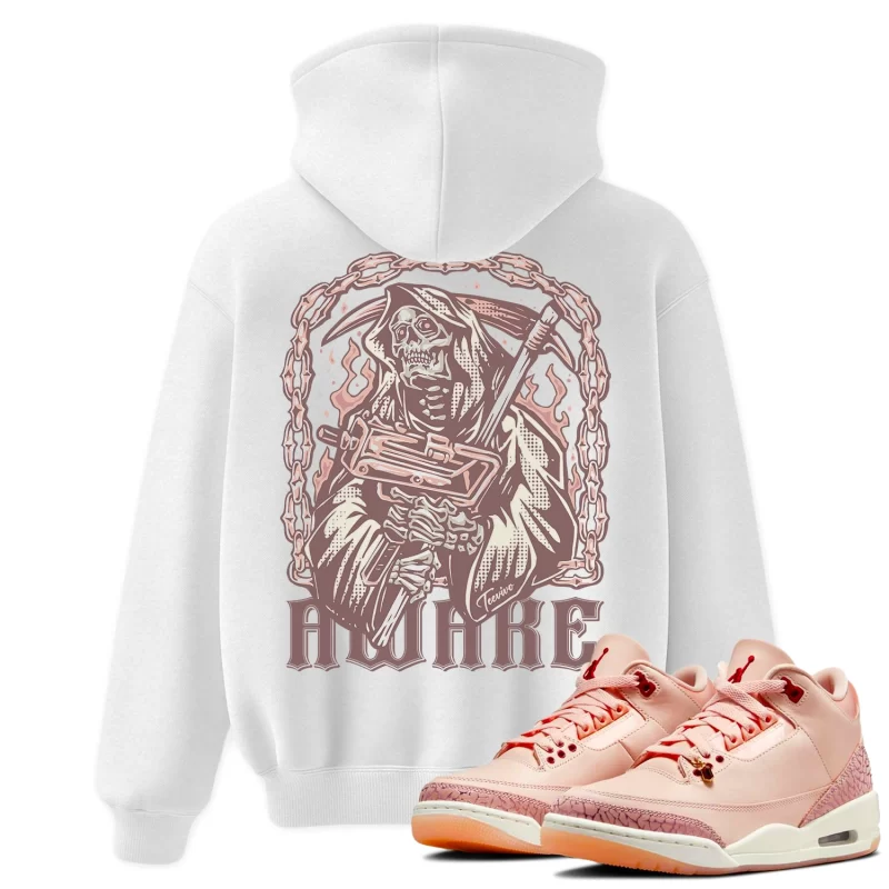 TeeVivo Hoodie Match Air Jordan 3 Retro Valentines Day Treat Yourself Awake – Air Jordan 3 Hoodie, AJ3 Hoodie