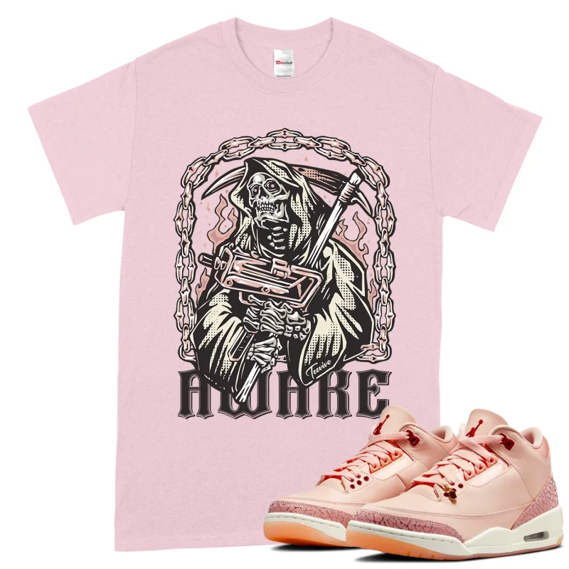 TeeVivo T-Shirt Match Air Jordan 3 Retro Valentines Day Treat Yourself Awake – Air Jordan 3 Shirt, AJ3 Shirt