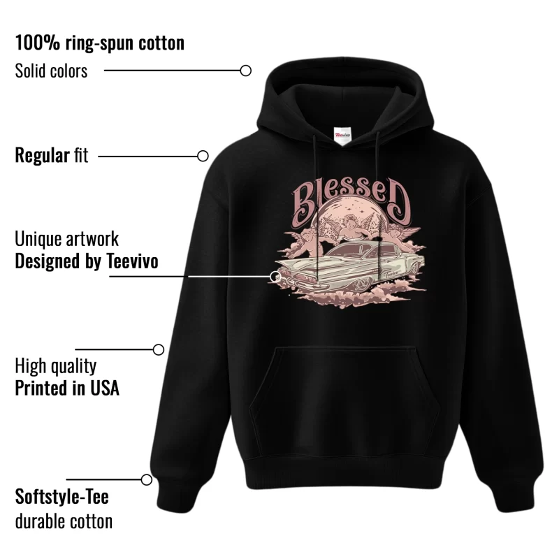TeeVivo Hoodie Match Air Jordan 3 Retro Valentines Day Treat Yourself Blessed – Air Jordan 3 Hoodie, AJ3 Hoodie