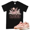 TeeVivo T-Shirt Match Air Jordan 3 Retro Valentines Day Treat Yourself Burning the ground – Air Jordan 3 Shirt, AJ3 Shirt