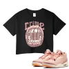 TeeVivo Crop Top Match Air Jordan 3 Retro Valentines Day Treat Yourself Crime – Air Jordan 3 Crop Top, AJ3 Crop Top