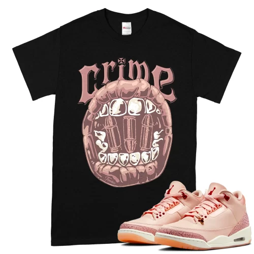 TeeVivo T-Shirt Match Air Jordan 3 Retro Valentines Day Treat Yourself Crime – Air Jordan 3 Shirt, AJ3 Shirt