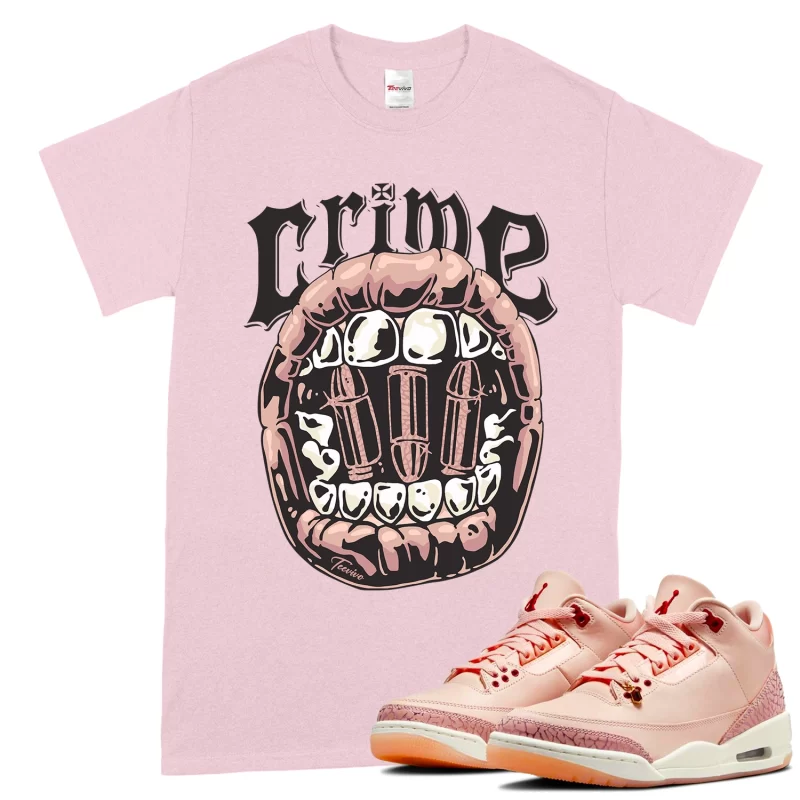 TeeVivo T-Shirt Match Air Jordan 3 Retro Valentines Day Treat Yourself Crime – Air Jordan 3 Shirt, AJ3 Shirt